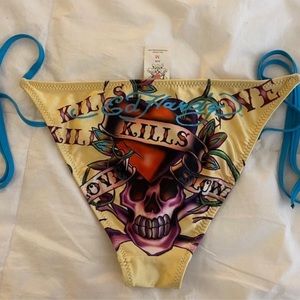 Ed Hardy Love Kills Bikini Bottoms